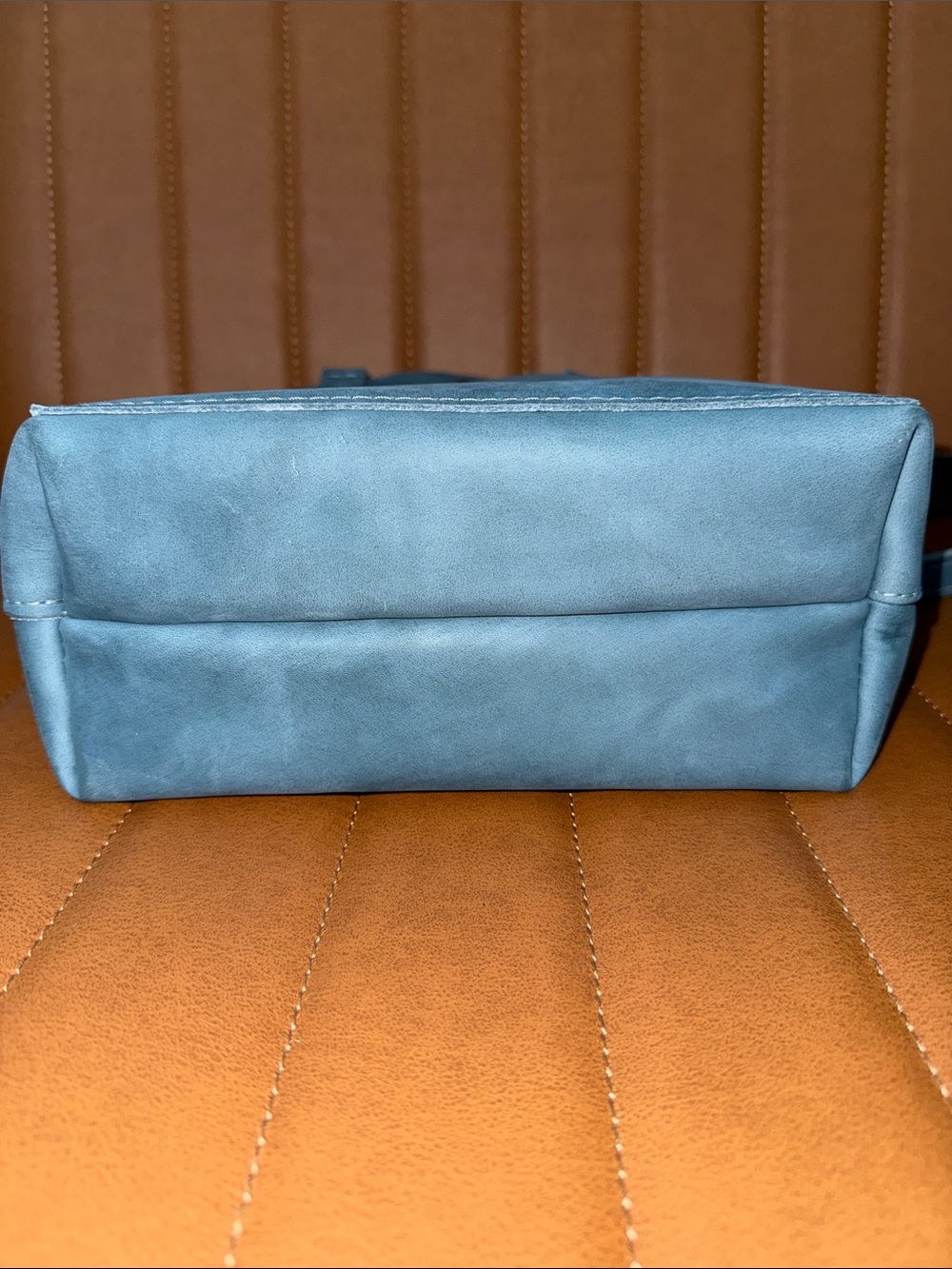 Portland Leather ~ Mini Crossbody ~ AQUA 🩵 - Picture 4 of 7